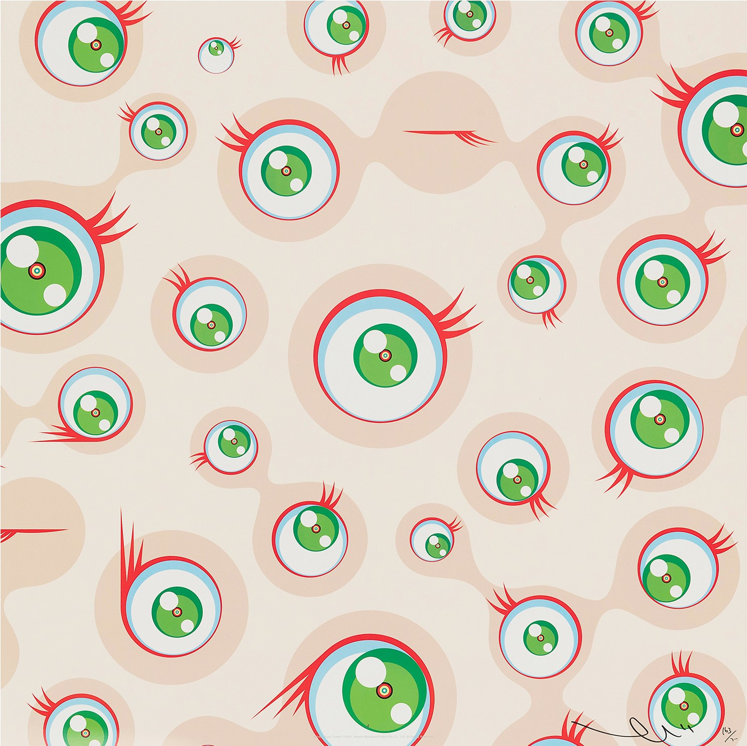 Jellyfish Eyes Cream by Takashi Murakami