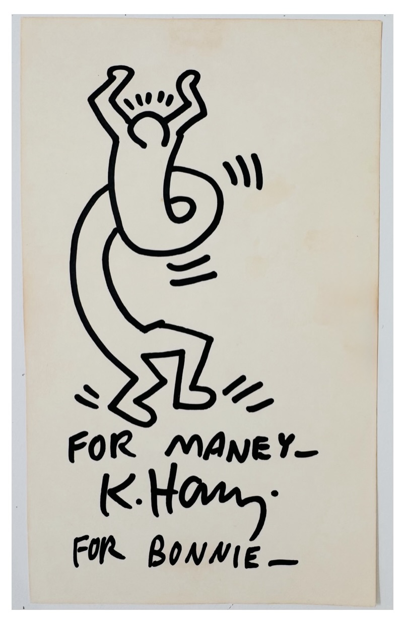 Untitled (long figure) by Keith Haring