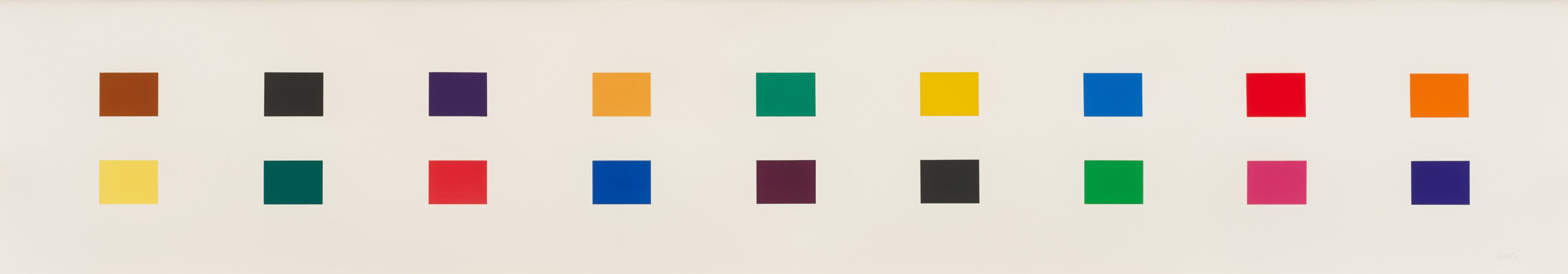 18 Colors (Cincinnati) by Ellsworth Kelly