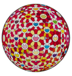 Koi Red Crane Crowned by Takashi Murakami at Dovehouse Contemporary