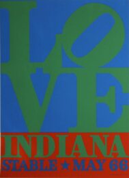 LOVE-Stable by Robert Indiana at Dovehouse Contemporary