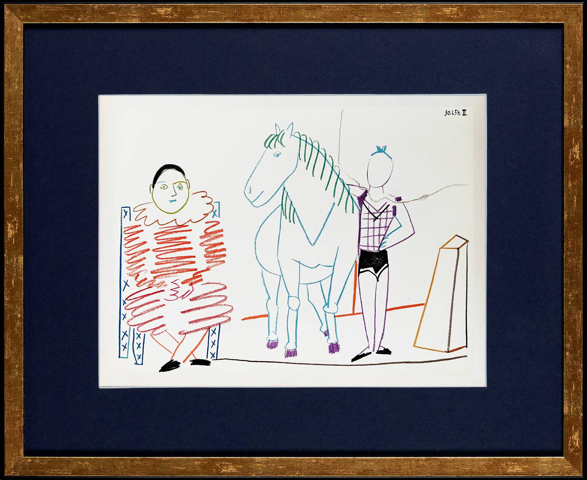 La Comédie Humaine 1 by Pablo Picasso