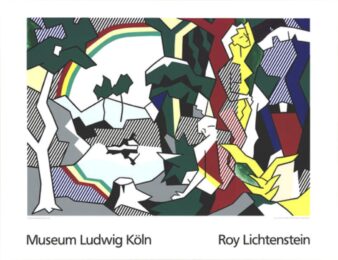 Landscape With Figures and Rainbow( Large) by Roy Lichtenstein at Dovehouse Contemporary