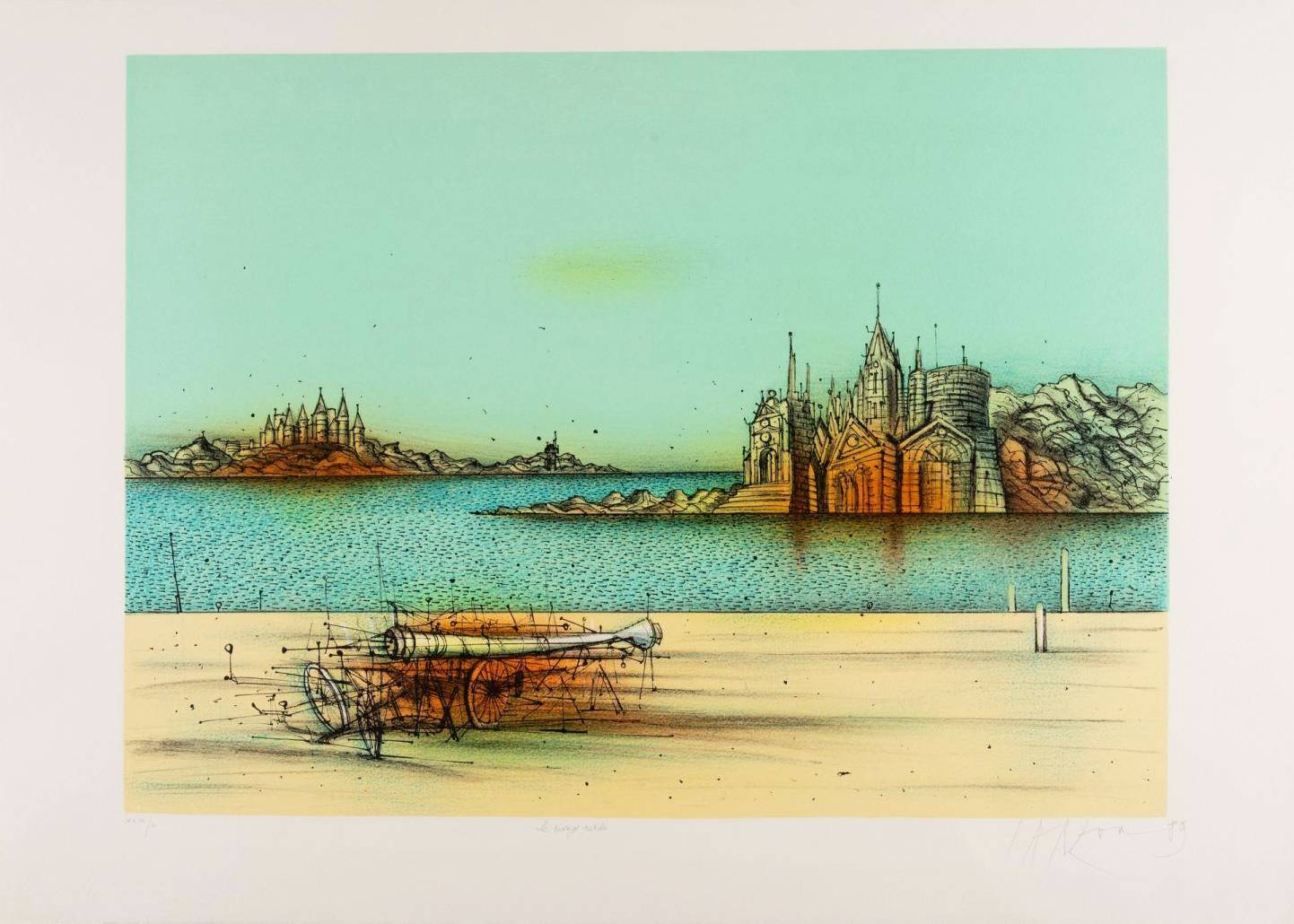 Le Rivage perdu (The Lost Shore) by Jean Carzou