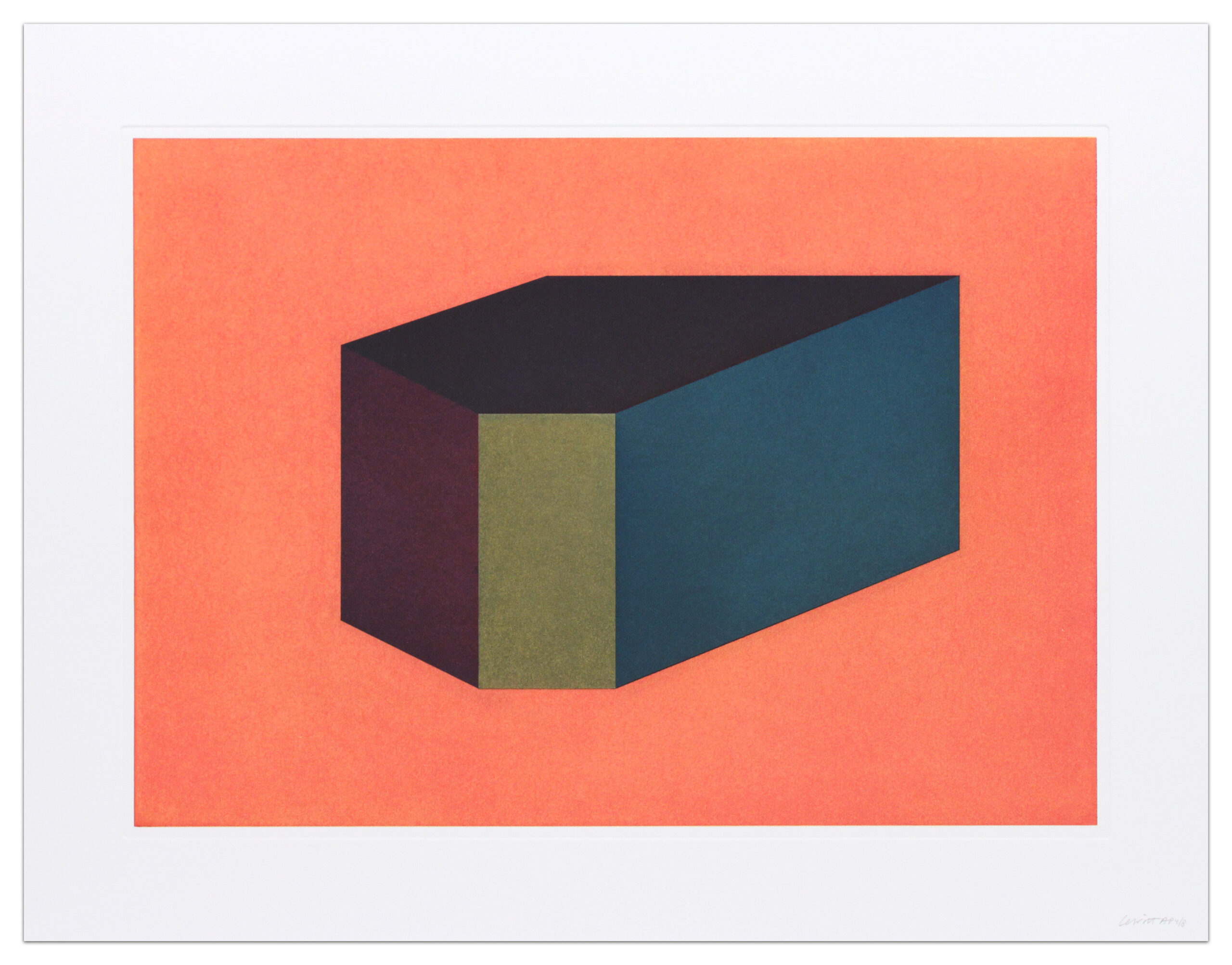 Forms Derived from a Cubic Rectangle #04 by Sol LeWitt