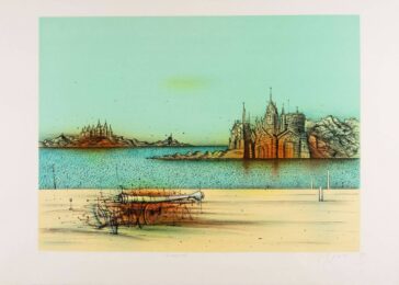 Le Rivage perdu (The Lost Shore) by Jean Carzou at Epicentrum Art Gallery