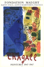 Le Visage Bleu by Marc Chagall at Dovehouse Contemporary