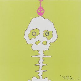 Lime Green Time by Takashi Murakami at Galerie Raphael