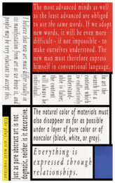 Mondrian’s Work XIV (Tableau 2015) by Joseph Kosuth at Krakow Witkin Gallery