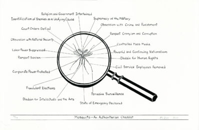 Mosquito – An Authoritarian Checklist by Mark Dion at Lower East Side Printshop