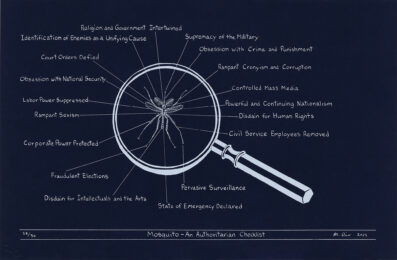 Mosquito – An Authoritarian Checklist by Mark Dion at Lower East Side Printshop