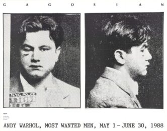 Most Wanted Men, No. 2 John Victor G by Andy Warhol at Dovehouse Contemporary