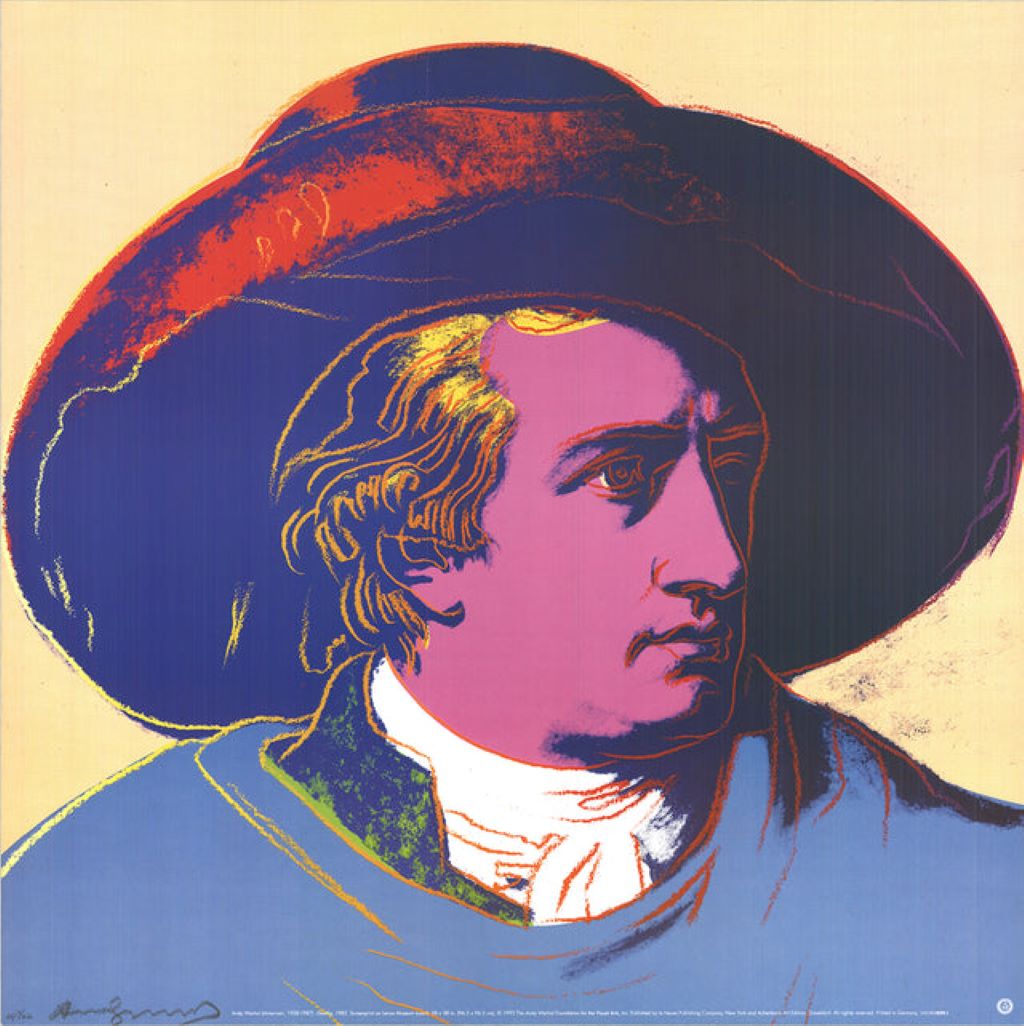 Goethe Red and Black (sm) by Andy Warhol