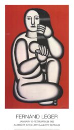 Nude on a Red Background by Fernand Leger at Dovehouse Contemporary