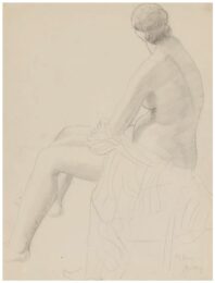 Nude with Drape by Milton Avery at Robert Fontaine Gallery