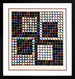 Our MC (framed hand signed serigraph) by Victor Vasarely at GallArt.com