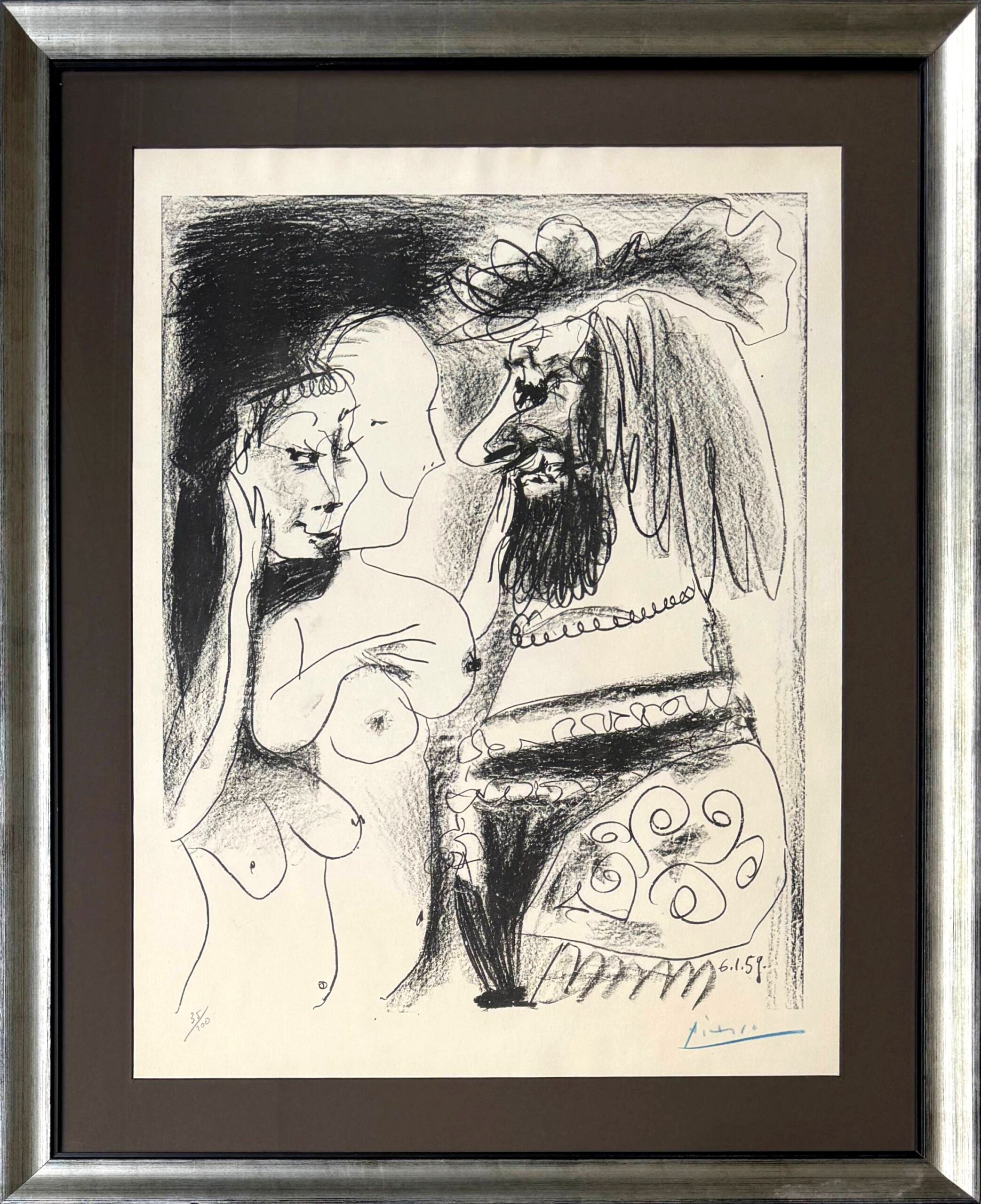 Le vieux Roi by Pablo Picasso
