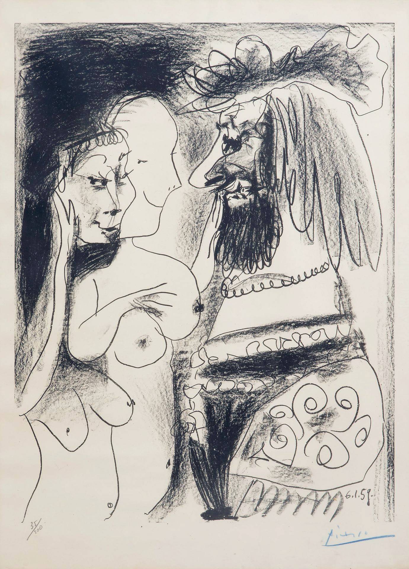 Le vieux Roi by Pablo Picasso