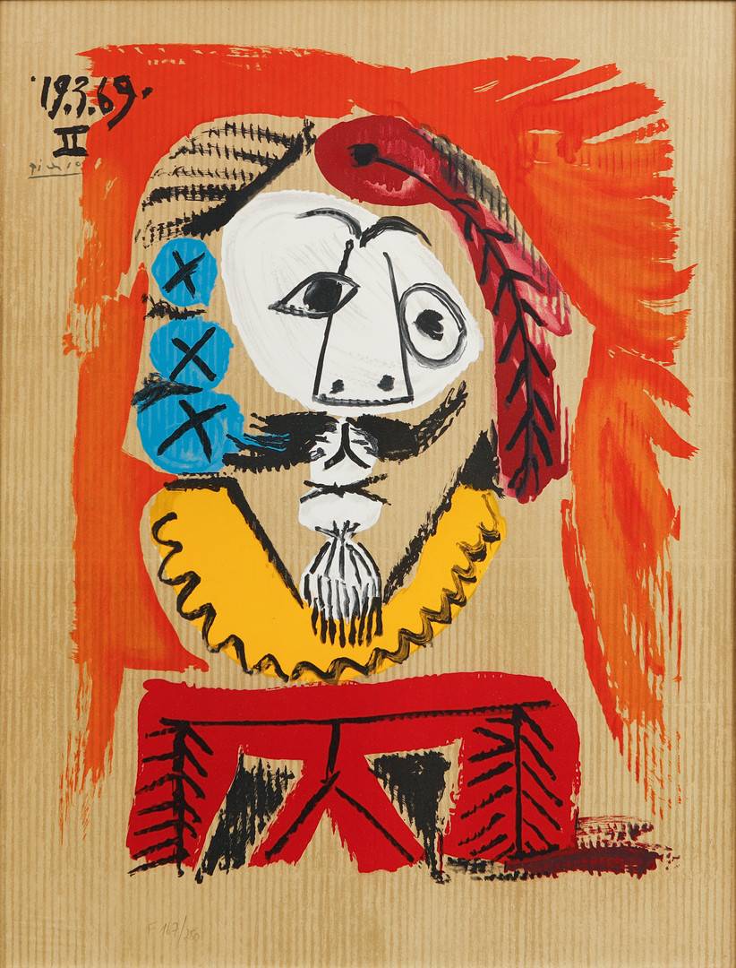 Portraits Imaginaires 19.5.69 by Pablo Picasso