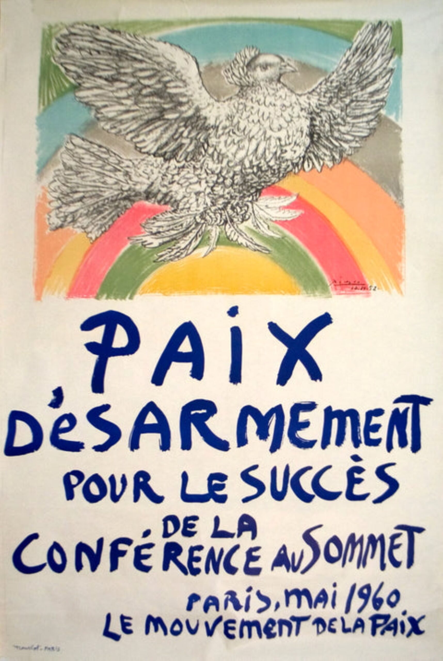 Paix Disarmement-Peace by Pablo Picasso