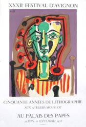 Palais des Papes, Tete de Femme by Pablo Picasso at Dovehouse Contemporary