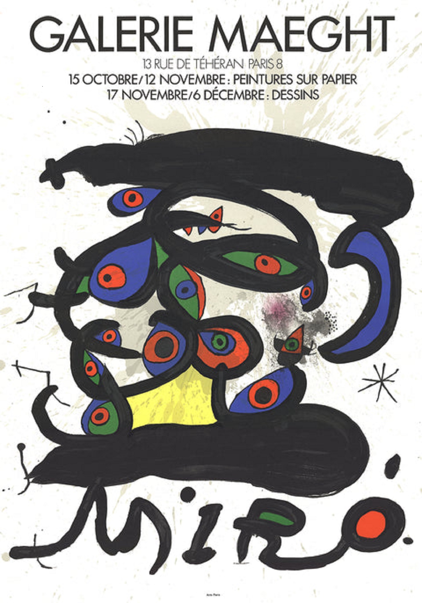 Peintures Sur Papier-Dessin by Joan Miro