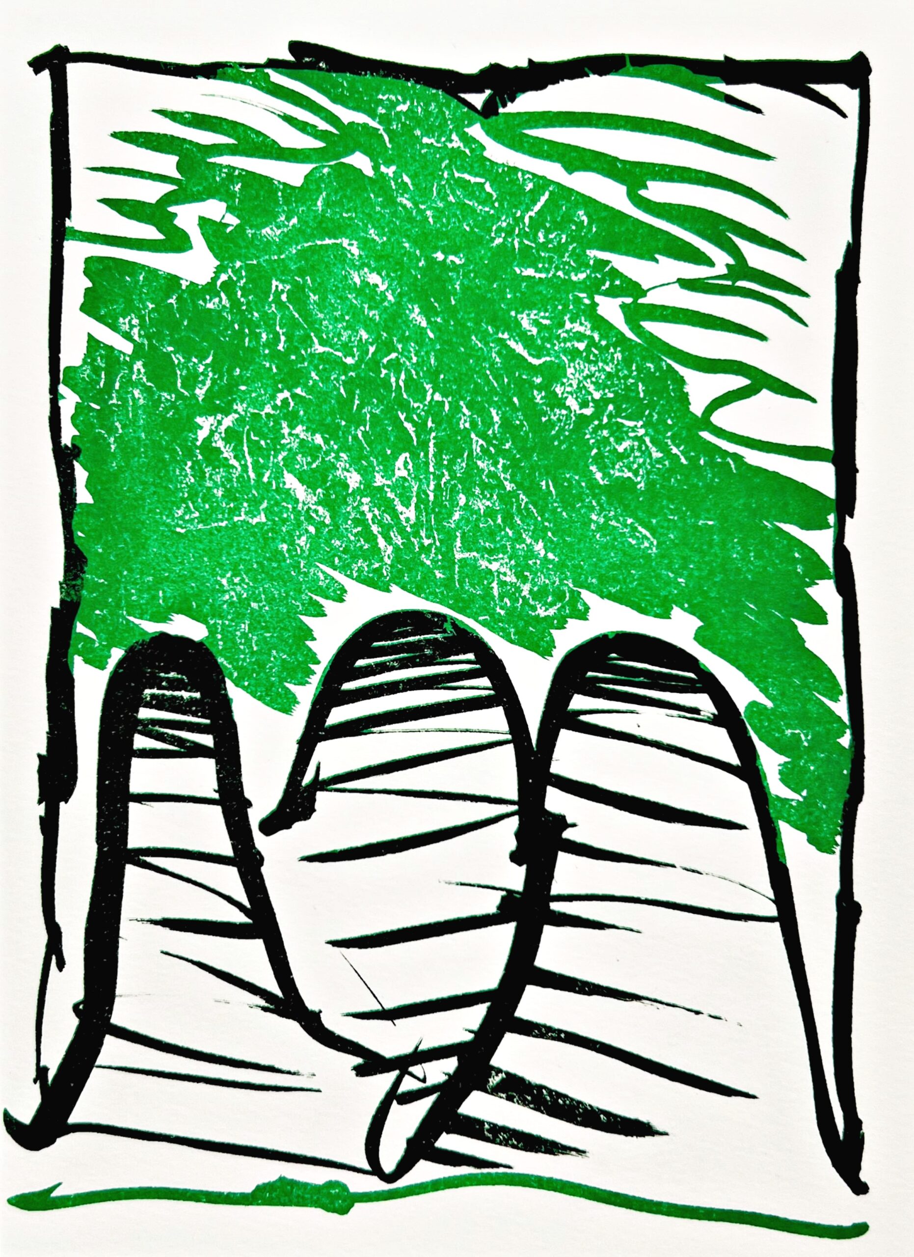 Résumé 7 by Pierre Alechinsky