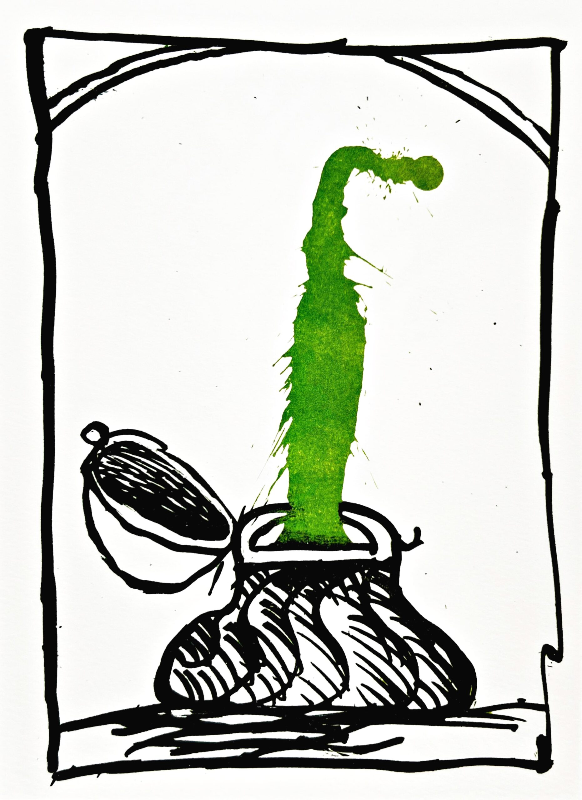 Résumé 11 by Pierre Alechinsky