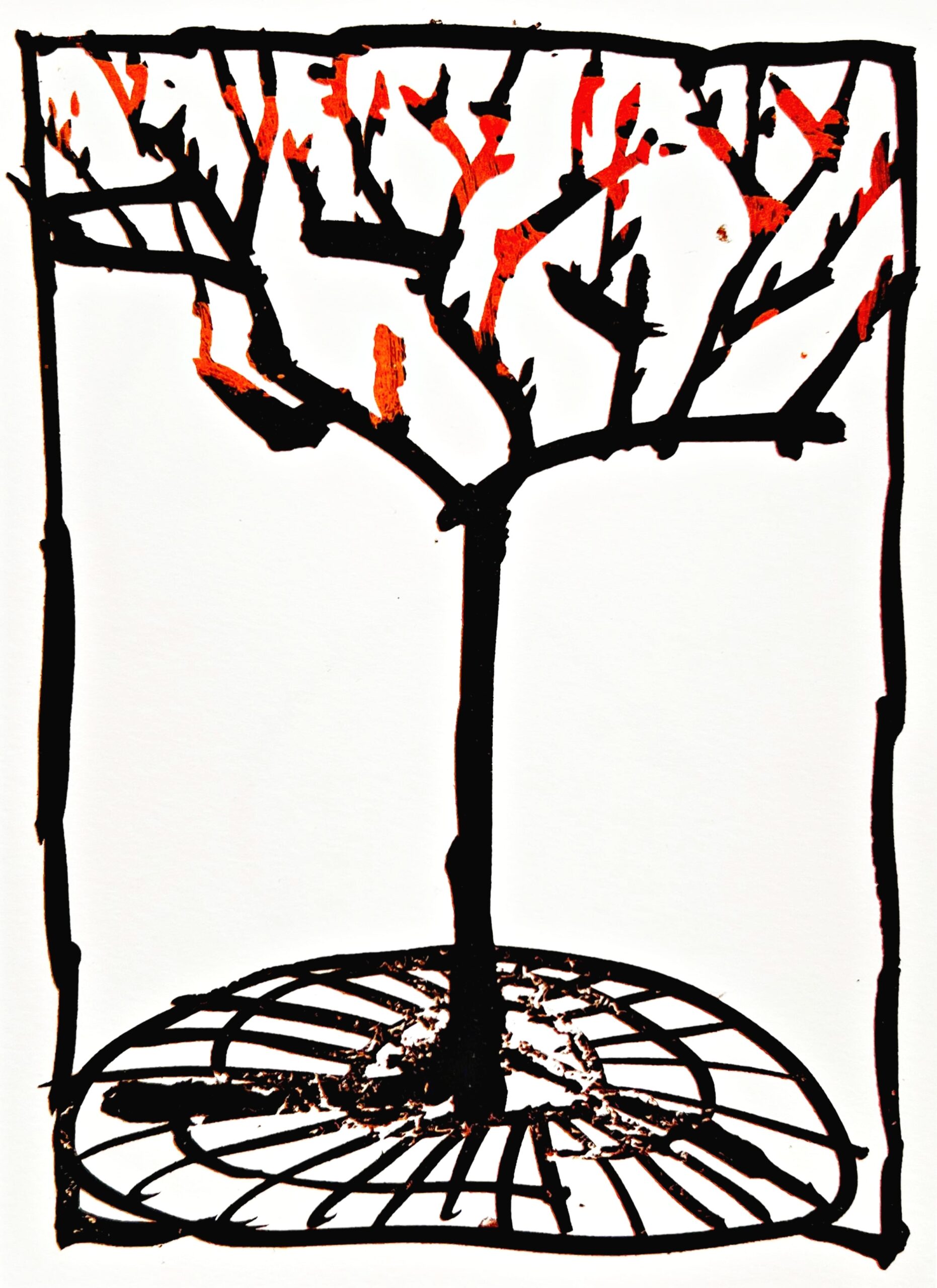 Résumé 10 by Pierre Alechinsky