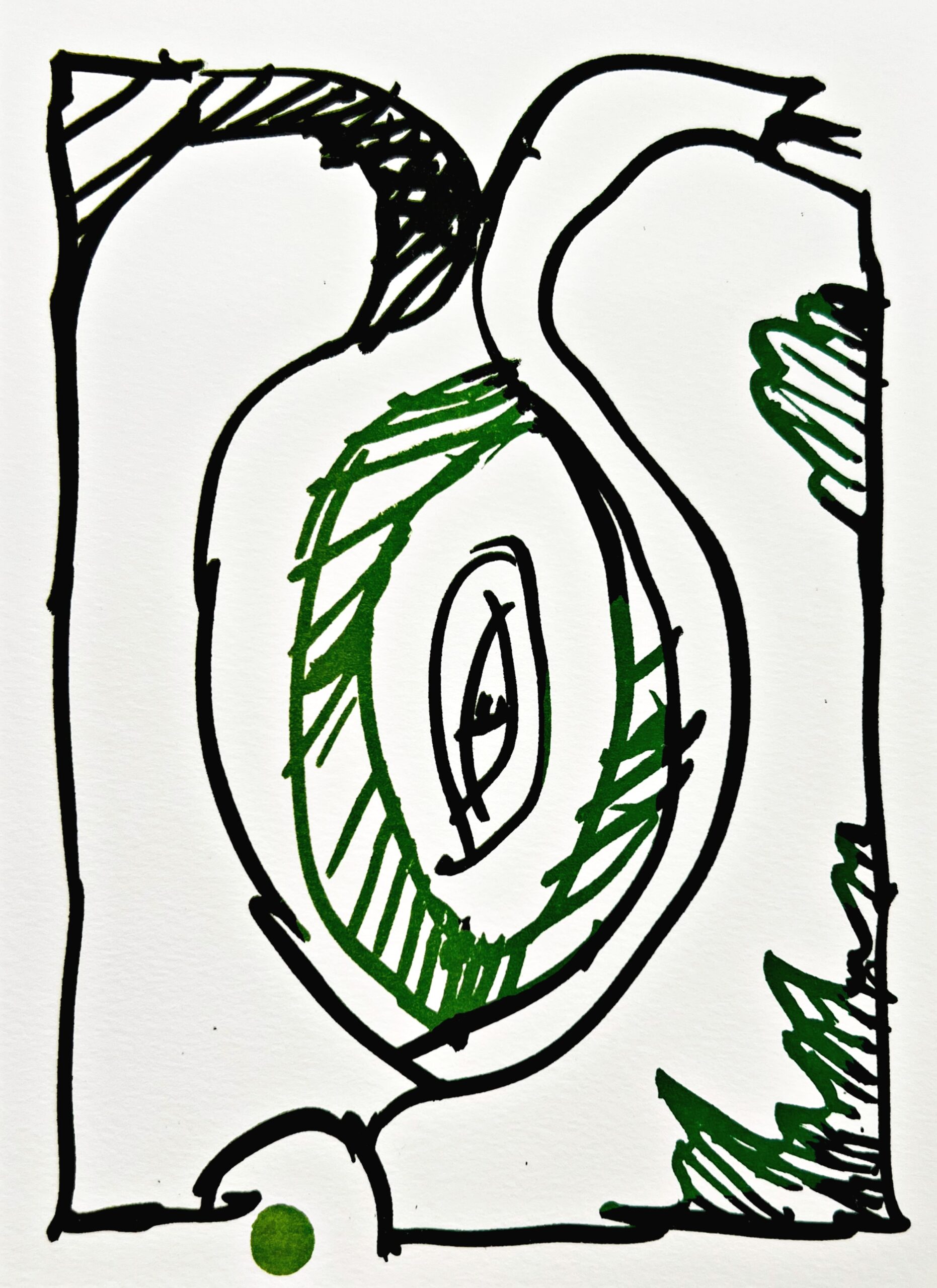 Résumé 21 by Pierre Alechinsky