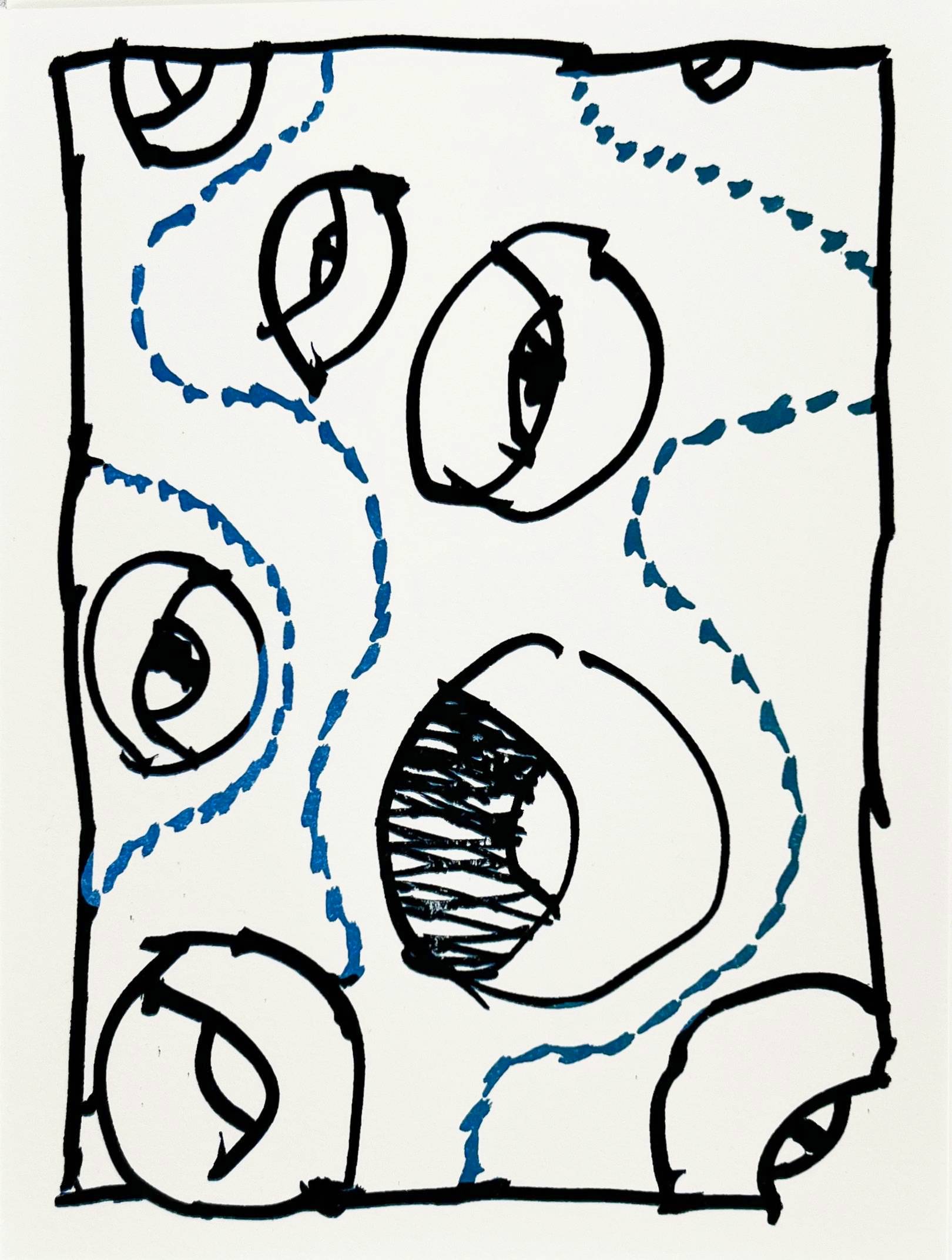 Résumé 4 by Pierre Alechinsky