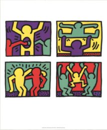 Pop Shop Quad I, 1987 by Keith Haring at Dovehouse Contemporary
