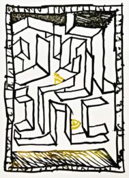 Résumé 23 by Pierre Alechinsky at Epicentrum Art Gallery