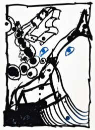 Résumé 8 by Pierre Alechinsky at Epicentrum Art Gallery