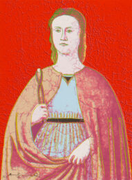 Saint Apollonia by Andy Warhol at Dovehouse Contemporary