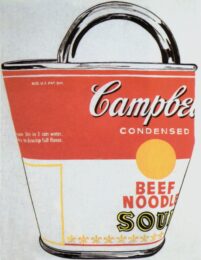 Soup Can bag by Andy Warhol at Dovehouse Contemporary