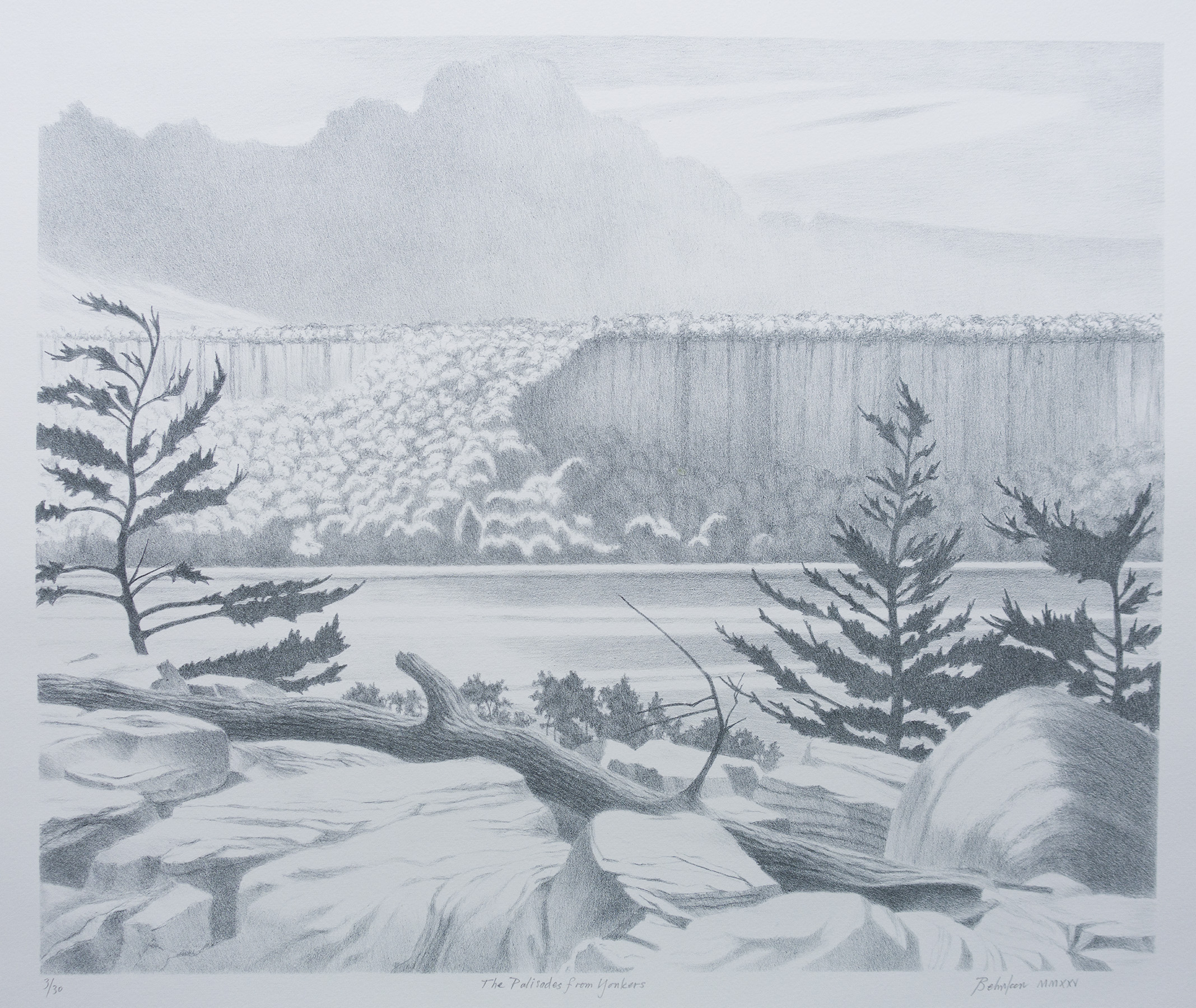 The Palisades from Yonkers by William Behnken