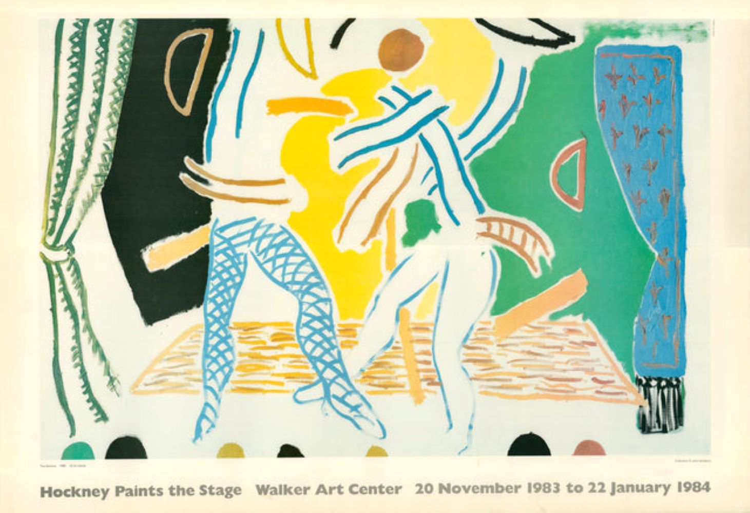 Two Dancers by David Hockney