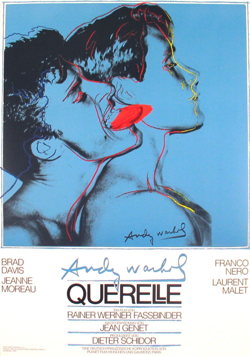 Querelle Blue by Andy Warhol