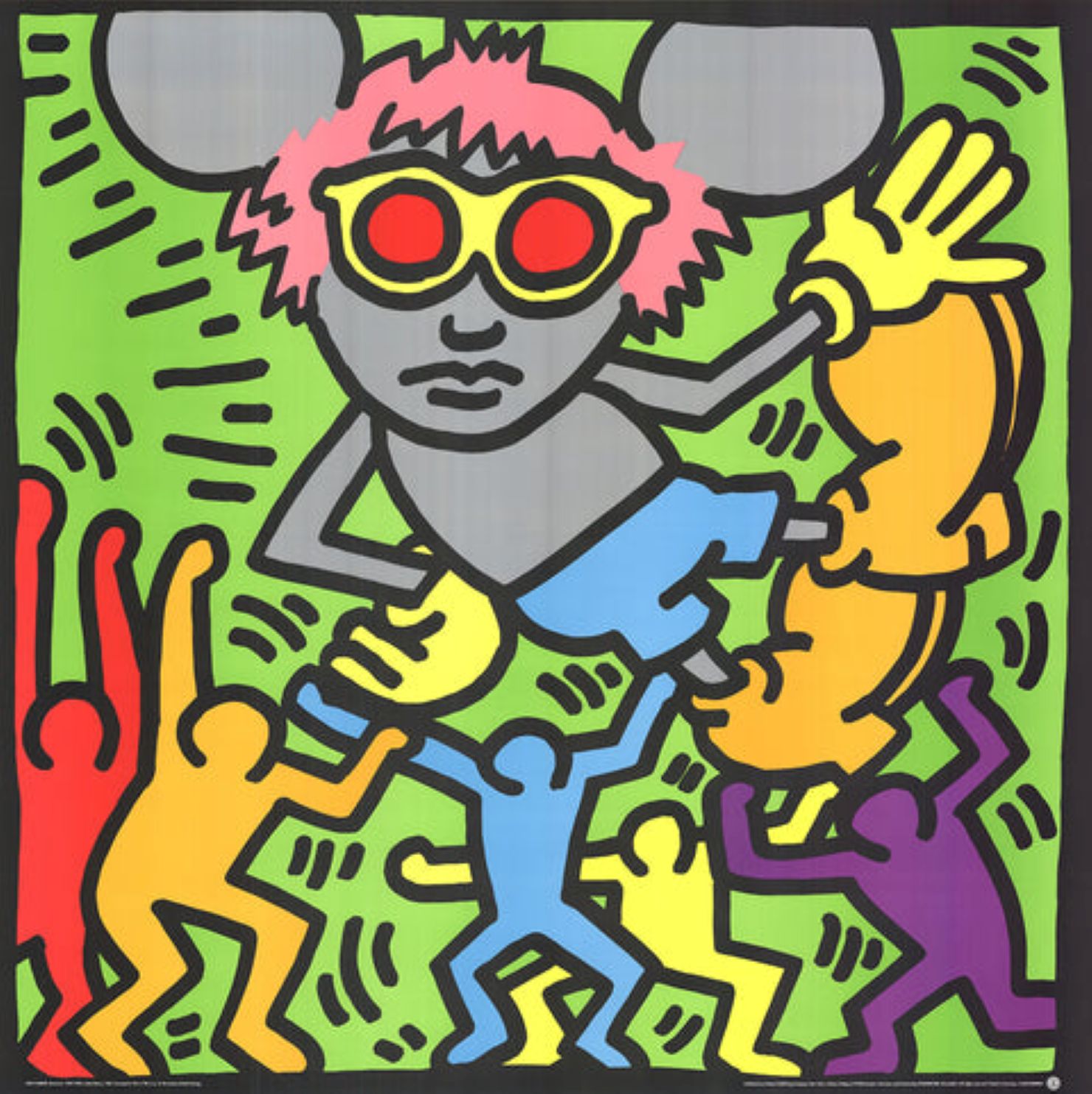 Andy Mouse by Keith Haring