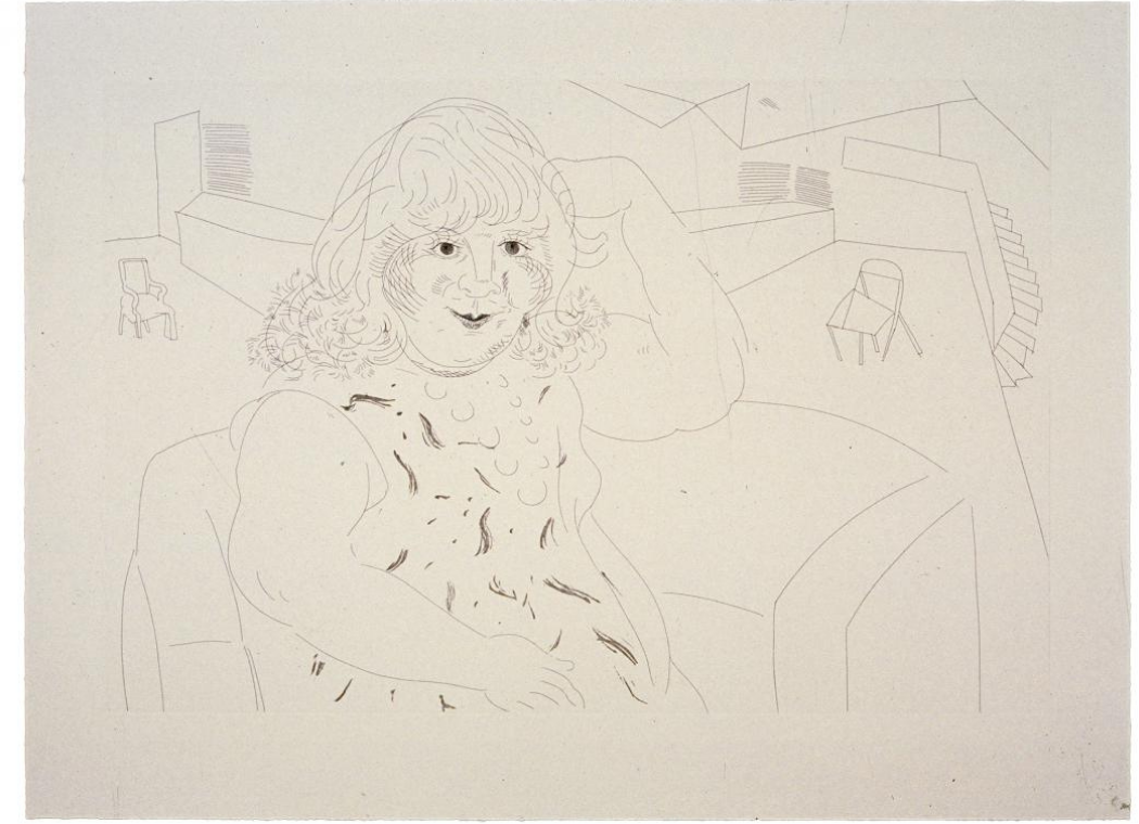 Ann in the Studio by David Hockney