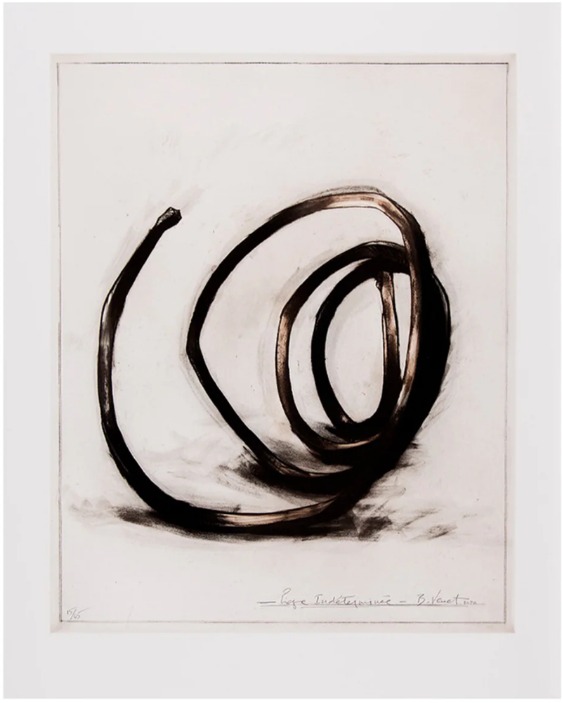 Indeterminate Line by Bernar Venet