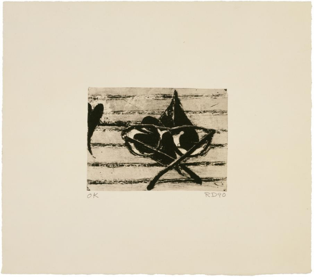 Untitled (Gantt Print) by Richard Diebenkorn