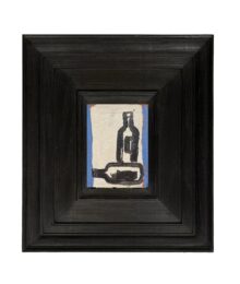Untitled (still life with bottles) by Billy Childish at Dovehouse Contemporary