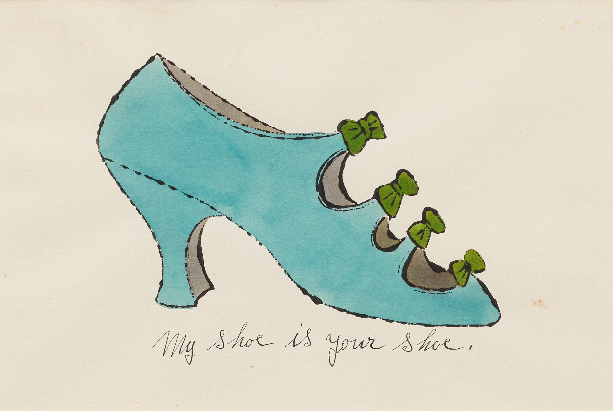My Shoe is Your Shoe by Andy Warhol
