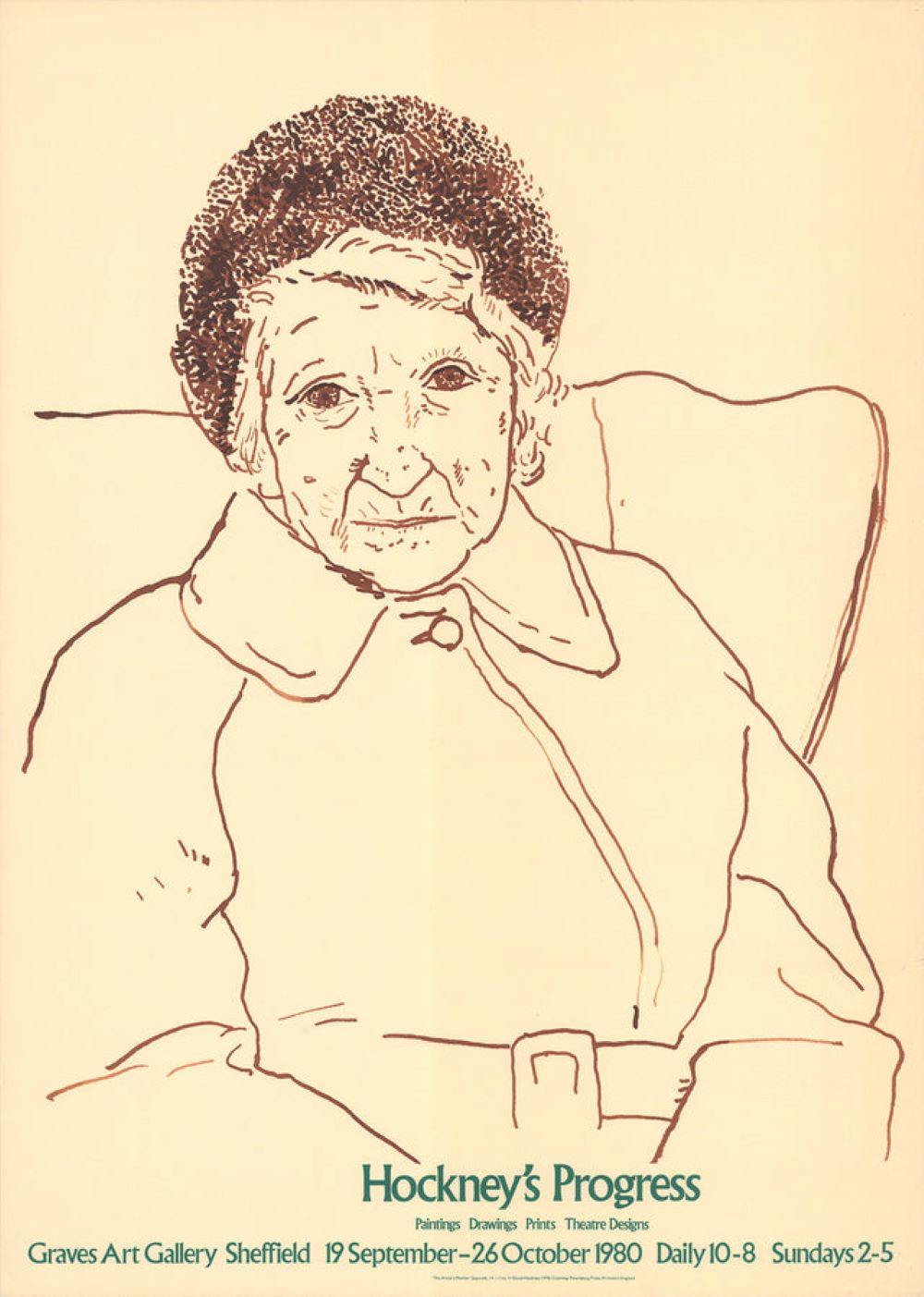 Hockney’s Progress, Artist’s Mother by David Hockney