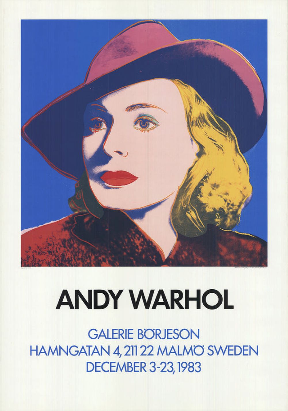 Ingrid with Hat by Andy Warhol