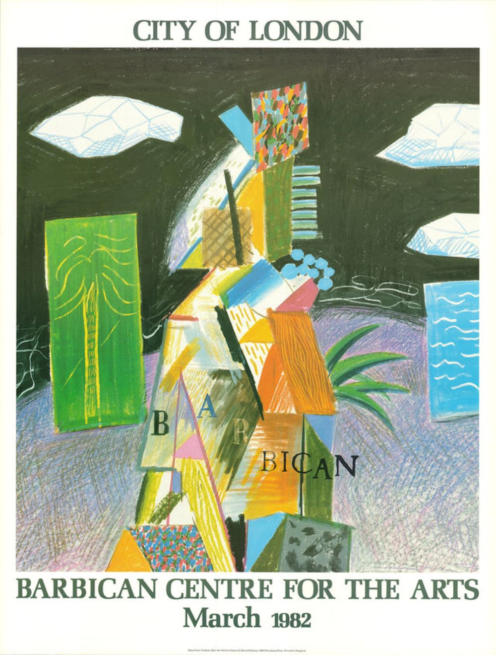 Detail From Cubistic Bar by David Hockney