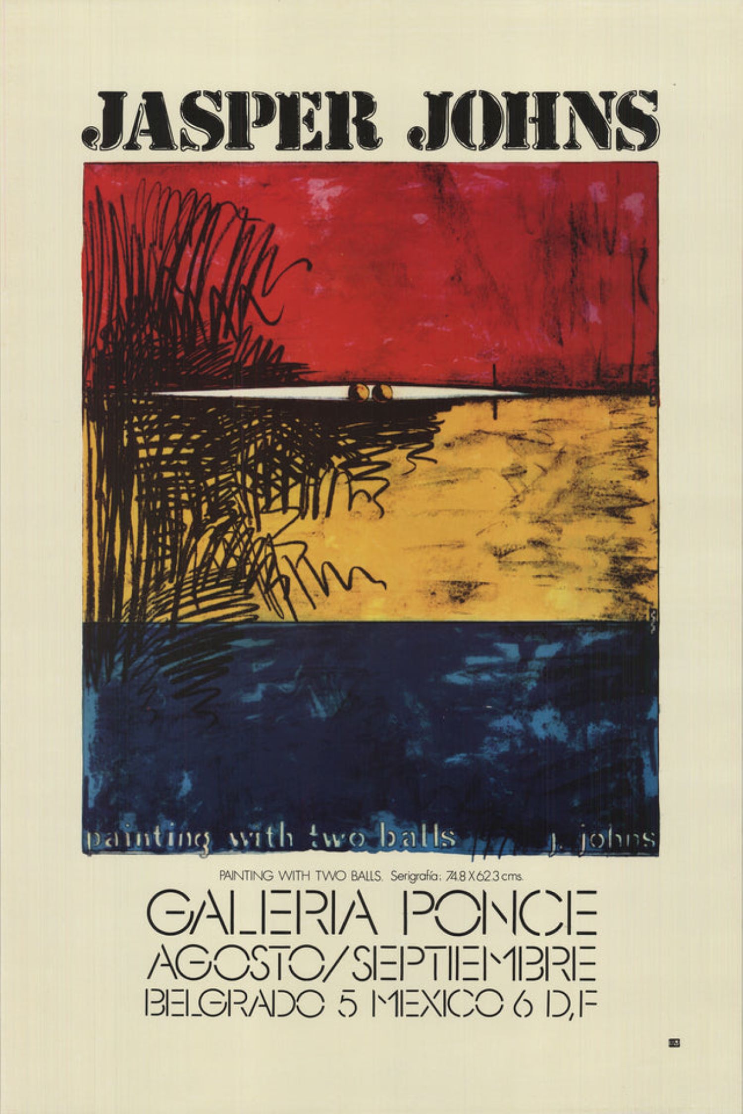 Painting with Two Balls by Jasper Johns