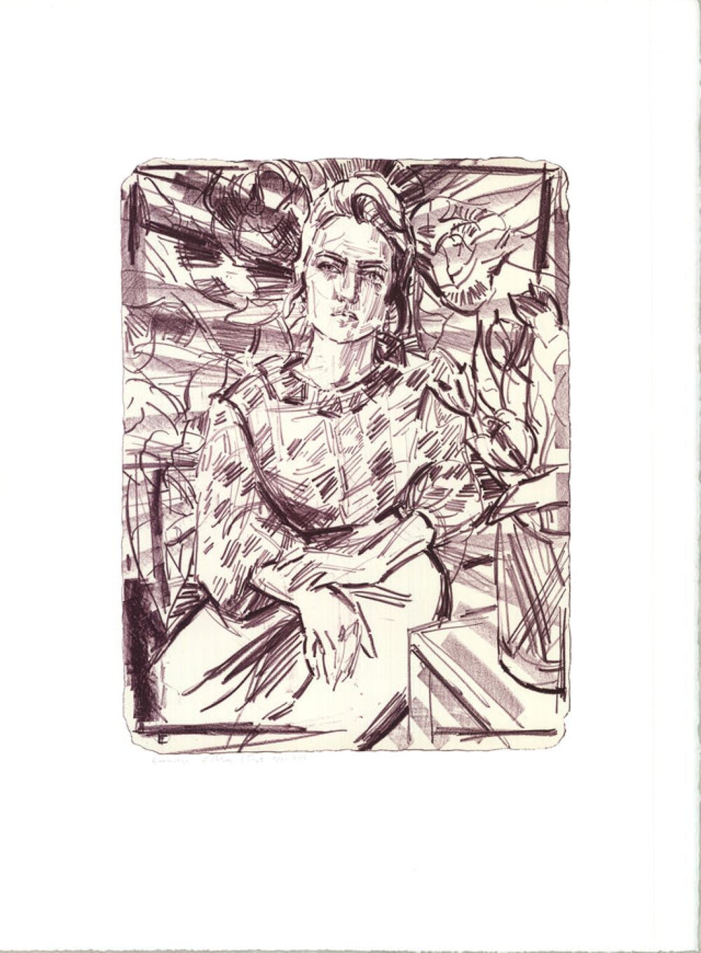 Emmelyn Butterfield-Rosen, 2014 – Signed by Elizabeth Peyton